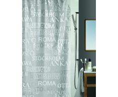 Spirella Cities Silver 10.13044 Tenda per Doccia 180x200 cm