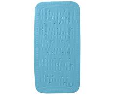 Kleine Wolke 4325733917 Calypso - Tappetino per Vasca da Bagno, 2 Pezzi, Colore Azzurro Croco