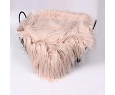 CVERY - Coperta per neonato, in morbida pelliccia sintetica, per sfondi fotografici, per riempire cestini, 50 x 60 cm, rosa chiaro, 9#