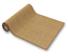 Sylt paglia Sisal fangpyre al metro 70 cm larghezza tappeto Läufer ponte corridoio in tutte le lunghezze fino a 30 Meter disponibile, Paglia, 70 x 140 cm