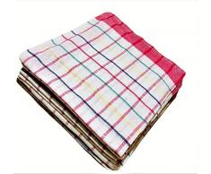 Confezione AA TEX con 10 strofinacci da cucina (50 x 70 cm) - Asciugamani da cucina in cotone, qualità professionale, multicolore, strofinacci in cotone, super assorbenti.