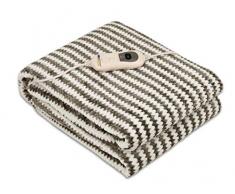NEWSUMIT Coperta elettrica Riscalda i letti Delux -XXL-Livelli di temperatura di spegnimento automatico 90min-3-Soft Microfiber-130cm x 180cm.