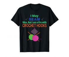 Idea regalo divertente per cucito, trapunta, uncinetto. Maglietta