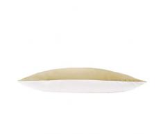 Jasmine Silk, Federa 100% pura seta di gelso 19 momme, seta charmeuse con parte inferiore in cotone, 1 pz, 50 x 75 cm, ipoallergenico Tortora