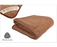 Materasso Pad Lana di Cammello. Vendita Lettino Coprimaterasso in Lana Merino, Foglio Cotone Size 180x200cm