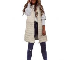 PTLLEND Gilet Leggero Invernale da Donna Piumino Imbottito Trapuntino Termico Giacca con Grande Tasca