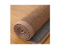 JIAJUAN Giapponese Tradizionale Naturale bambù Fibra Antiscivolo di Spessore Soggiorno Tavolino da caffè Pavimento Tappeto Stuoia Estate La Zona Tappeti (Colore : A, Dimensioni : 150x200cm)