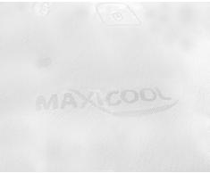 Baldiflex Topper Correttore Materasso Matrimoniale in Memory Fresh, Fodera Maxicool Sfoderabile, Traspirante, Ergonomico, Antiacaro 160x200x6 cm