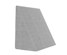 bonmedico Cuscino a Cuneo ﻿﻿- Guanciale Lombare Cervicale Ergonomico Antireflusso - Schienale Ortopedico Alzagambe in Memory Foam per Dormire e Leggere