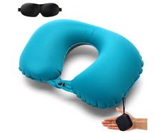 Cuscino da Viaggio Gonfiabile Collo, Cuscino Viaggio Collo Portatile, Cuscino Aereo Regolabile, Cuscino Cervicale da Viaggio, Cuscino Cervicale Collo, Cuscino da Viaggio Aereo, Cuscini Aereo