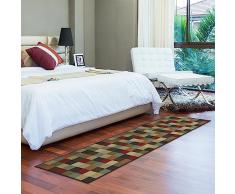 Ottomanson Passatoia con motivo a quadretti, collezione Ottohome, 57 x 210 cm, multicolore