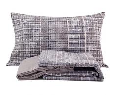 Zucchi Completo letto in flanella MATRIMONIALE Art. Tyrone LINETTE Sweetness + tavoletta profumo biancheria per armadi by biancocasa