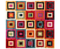 ABC Gioia A Tappeto, Multicolore, 200 x 200 cm