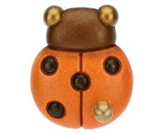 THUN -Gancio Porta strofinaccio Singolo a Forma di Coccinella Country
