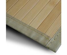 Tappeto in bambù Magenta, per bagno e soggiorno | vivere in modo naturale con 100% di bambù genuino | Stuoia di bambù in molti formati, naturale, 150 x 200 cm