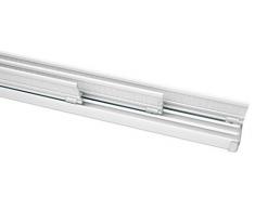 Gardinia 31176 Binario per tenda a pannello Komfort Set completo 3 vie, Montaggio a soffitto o parete, Alluminio, 170 cm