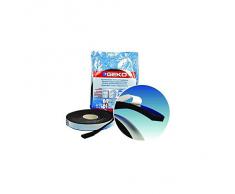 PARAFREDDO PROFESSIONALE IN GOMMA ESPANSA - COLORE NERO MM.5X10 MT - LARGH. 15 MM