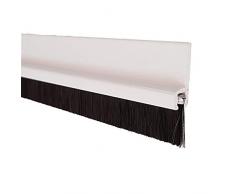 Stamplast srl Paraporta parafreddo sottoporta Rigido in PVC con Spazzola 1mt (Bianco)