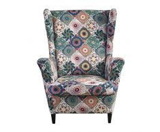 Meigeh Copripoltrona con Orecchie Stampate Copripoltrona a Orecchio Elasticizzata 1 Posto Fodera per Sedia a Orecchio in 2 Pezzi Una Tenda di Sogni