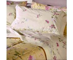 Caleffi Floral2 Completo Lenzuola, Cotone, Avorio, Matrimoniale, 1003626, Caleffi