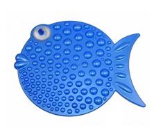 Outlook Design V841Y10068 Tropical Tappeto da Doccia Antiscivolo, Blu