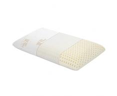 Talalay 100% natuurlijk,Cuscino in lattice di alta qualità, helpt bij het ververlichten Van druk, nek- en schouderpijn, Geen tossico traagschuimchemicaliën, Perfect Pakket Beste Cadeau (85x40x12 cm)