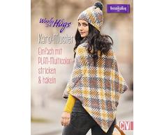 Christophorus-Verlag Woolly Abbracci Reticolo Plaid - Facile con Plan-Multicolor Stricken & Uncinetto - Tedesco Uscita