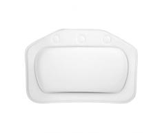 YUET Cuscino da bagno - Cuscino da bagno per vasca da bagno antiscivolo Cuscino per vasca da bagno con ventose Supporto per collo rosa