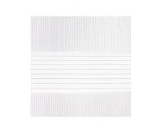 Victoria M. Tenda a Rullo Doppia Klemmfix 45 x 150 cm Bianco, Tenda Giorno Notte Senza Fori con Supporto Klemmfix