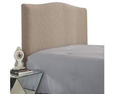 WINS Copertura testiera Letto Elasticizzato Copri Tastiera Letto Protettiva per testiera del Letto copritestiera Solido Antipolvere Fodera per testiera del Letto Sabbia