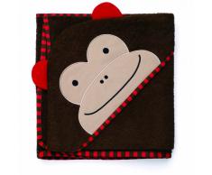 Skip Hop Zoo Asciugamano con Cappuccio, Motivo: Scimmia