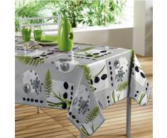 Décorline - 1710348, Tovaglia Pvc Rettangolare , 140 X 240 Cm , Jardin Zen , Photoprint , Senza