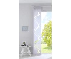 Gardinenbox 20190418 - Tenda a pannello a pannello, 245 x 45 cm, colore: Grigio