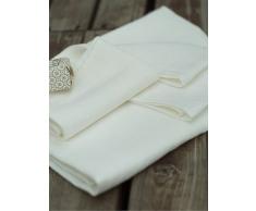 LinenMe Asciugamano da bagno in lino bianco Lara 100 x 140 cm, Fatto in Europa, biancheria da bagno, biancheria europea, lavaggio in lavatrice, super assorbente