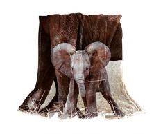 Coperta morbida con bandiera danese per divano letto e divano letto, coperta in pile, per tutte le stagioni, 101,6 x 152,4 cm