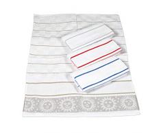 Set 4 Strofinacci Spugna da Ricamare Botticelli Home Gubbio 50x70 cm