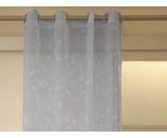 Soleil docre Tenda in Voile con Occhielli Papillon Grigia