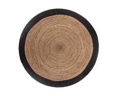 Tappeto di juta nero - Mood D120
