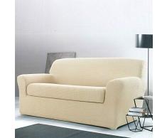 Gabel Copridivano 3 POSTI con copricuscino Poncho Duo biestendibile Art. Roma Duo VAR. 520 Beige + tavoletta Profumo Biancheria per armadi by biancocasa