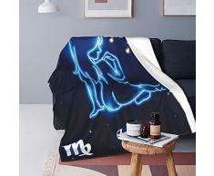 Antica coperta astratta della Vergine, flanella ultra morbida anti pelucco, per bambine e bambini, per tutte le stagioni accogliente peluche comodo in microfibra per divano divano letto sedia 80 X60