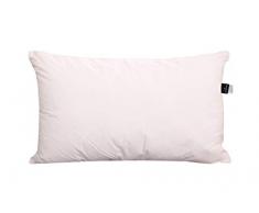 PERLARARA Guanciale Like Doppia Camera Esterno Piumino d Oca, Sostegno Interno 100% soffice piumetta Effetto Memory Cuscino Anallergico Lavabile