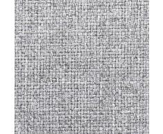 DESHOME Penelope 10 metri - Tessuto al Metro Idrorepellente stoffa resistente per divani, cuscini, tappezzeria (Grigio agata)