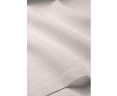 Home Collection TCMOM115/150 Tendina Coppia Momo, Poliestere-Cotone, Bianco, 60x150 cm, 2 UnitÃ