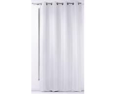 Douceur DIntérieur - 1604819, Tenda Con Occhielli , 140 X 260 Cm , Punchy , Poliestere Unito , Bianco