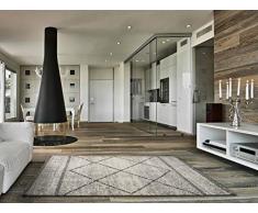 HomeRug Tappeto etnico grigio 190 x 133 cm