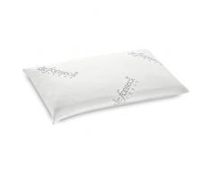 De Fonseca | Cuscino Memory Super Comfort, ideale per cervicale - Sfoderabile con rivestimento microforato traspirante e anallergico, molto resistente - Made in Italy | Misura 42x72x12 cm