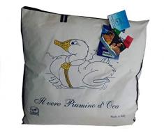 Molina 4 Stagioni Islanda Matrimoniale 100% Piumino DOca Bianco Vergine *+*** assopiuma Oro (250_x_200_cm)