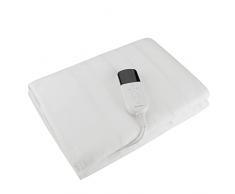 RUIANBAO Scaldaletto Doppio,150x80cm Singolo, Elettrico Matrimoniale con Funzioni di Rimozione Acarid,Temporizzazione e Regolazione della Temperatura