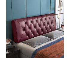 ZZYK Cuscino per Testiera in Pelle Cuscino da Lettura Schienale per Letto Custodia Morbida Testata per Letto Schienale Copri Testiera Rimovibile per Camera,B,with headboard 78.7/200cm