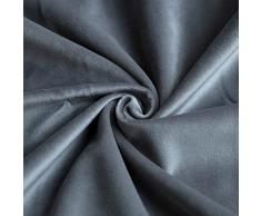 MIULEE Confezione da 2 Federe in Velluto Copricuscini Decorativi Fodere Quadrate per Cuscino per Divano Camera da Letto Casa Auto 50X50cm Grigio